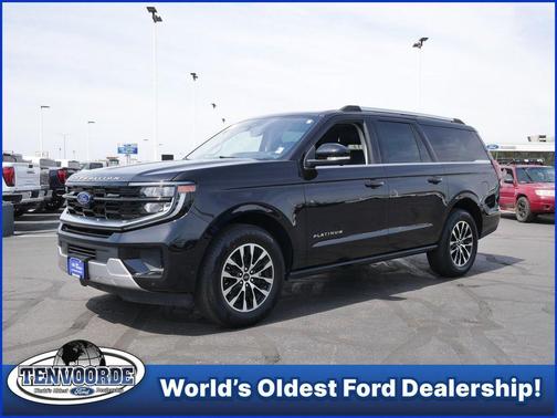 Black Metallic 2025 Ford Expedition Max Platinum