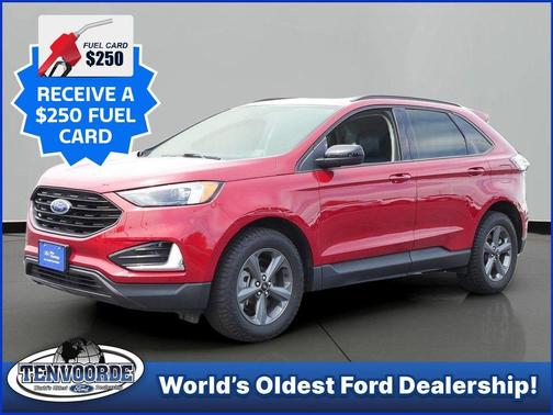 Red Metallic 2023 Ford Edge SEL