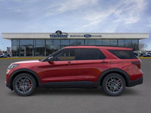 Rapid Red Metallic Tinted Clearcoat 2026 Ford Explorer ST
