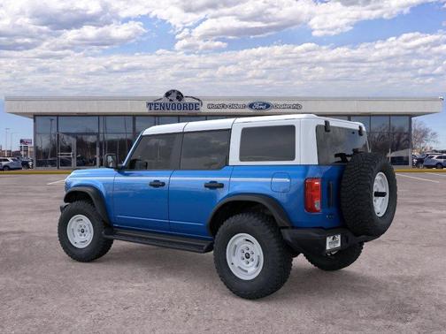 Velocity Blue Metallic 2026 Ford Bronco Heritage Edition