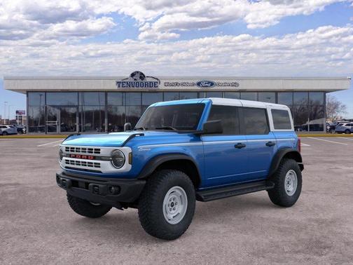 Velocity Blue Metallic 2026 Ford Bronco Heritage Edition