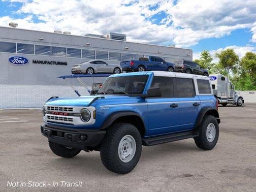 Velocity Blue Metallic 2026 Ford Bronco Heritage Edition