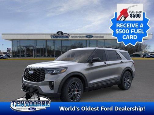 Carbonized Gray Metallic 2026 Ford Explorer ST-Line