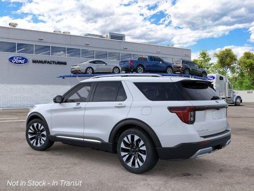 Space White Metallic 2026 Ford Explorer Platinum