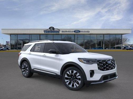 Star White 2026 Ford Explorer Platinum
