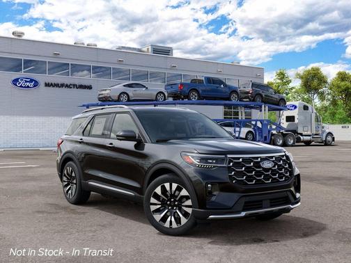 Agate Black Metallic 2027 Ford Explorer Platinum