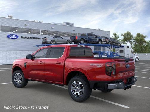 Ruby Red Metallic Tinted Clearcoat 2026 Ford Ranger Lariat