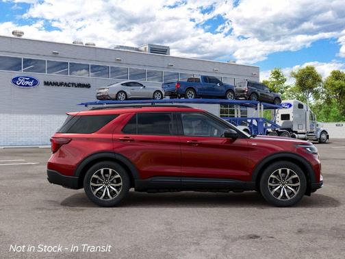 Ruby Red Metallic Tinted Clearcoat 2027 Ford Explorer ST-Line