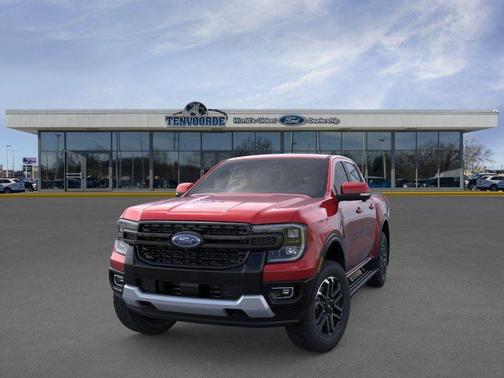 Ruby Red Metallic Tinted Clearcoat 2025 Ford Ranger Lariat