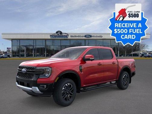 Ruby Red Metallic Tinted Clearcoat 2025 Ford Ranger Lariat