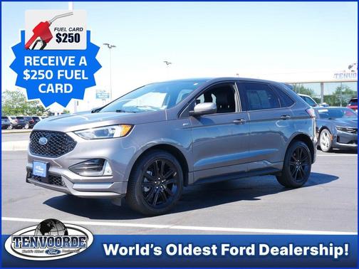 Gray Metallic 2023 Ford Edge ST Line