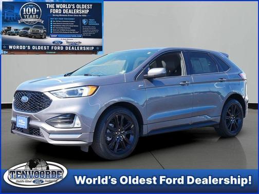 Gray Metallic 2023 Ford Edge ST Line