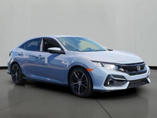 Blue 2021 Honda Civic Sport