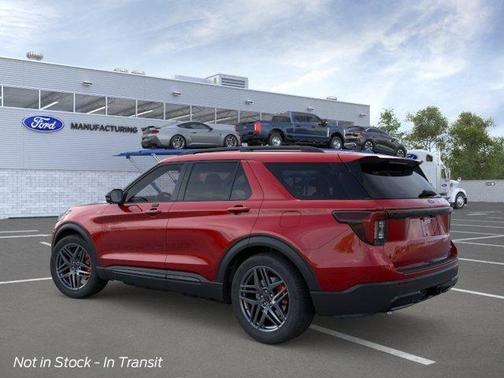 Rapid Red Metallic Tinted Clearcoat 2026 Ford Explorer ST-Line