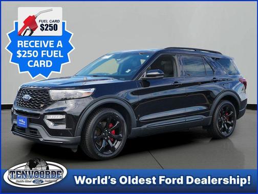 Black Metallic 2021 Ford Explorer ST