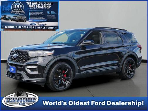 Black Metallic 2021 Ford Explorer ST
