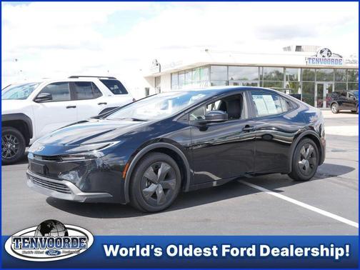 Midnight Black Metallic 2025 Toyota Prius LE