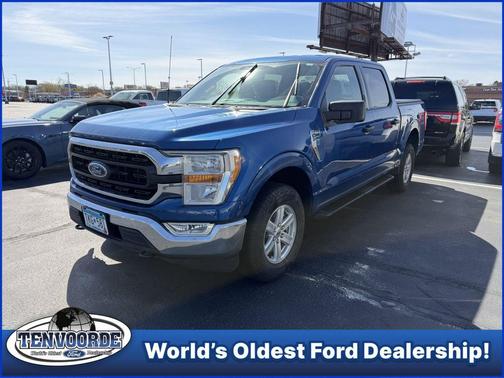 Blue Metallic 2022 Ford F-150 XLT