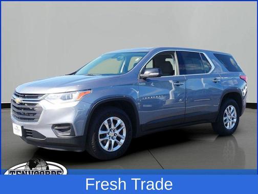 Satin Steel Metallic 2021 Chevrolet Traverse LS