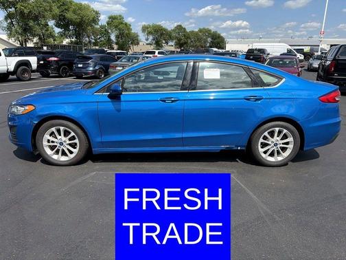 Blue Metallic 2019 Ford Fusion SE