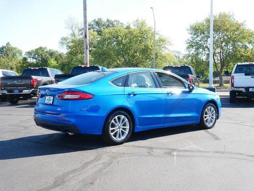 Blue Metallic 2019 Ford Fusion SE