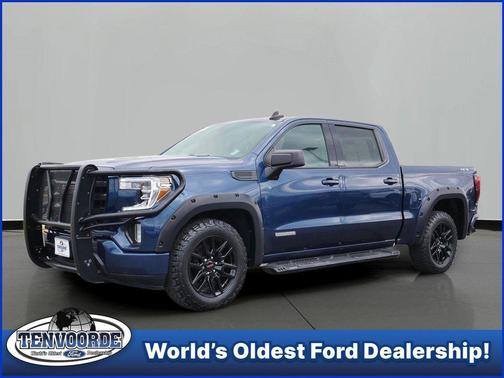Pacific Blue Metallic 2022 GMC Sierra 1500 Limited Elevation