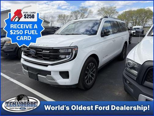 Oxford White 2025 Ford Expedition Max Platinum