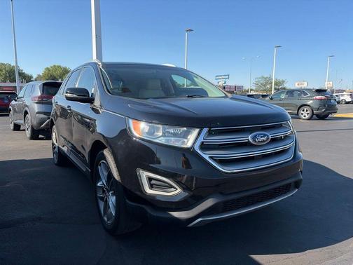 Shadow Black 2017 Ford Edge Titanium