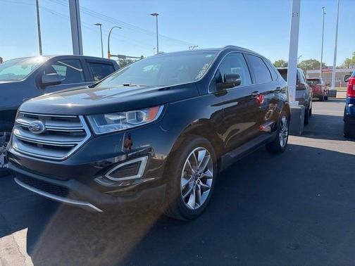 Shadow Black 2017 Ford Edge Titanium