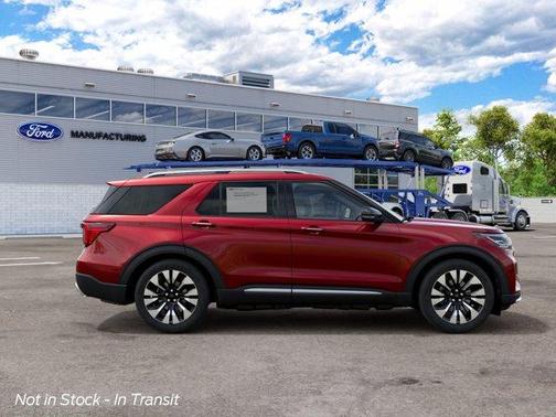 Ruby Red Metallic Tinted Clearcoat 2027 Ford Explorer Platinum