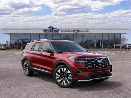 Ruby Red Metallic Tinted Clearcoat 2027 Ford Explorer Platinum