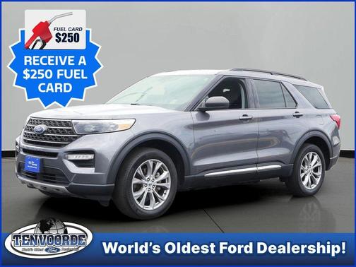 Gray Metallic 2023 Ford Explorer XLT