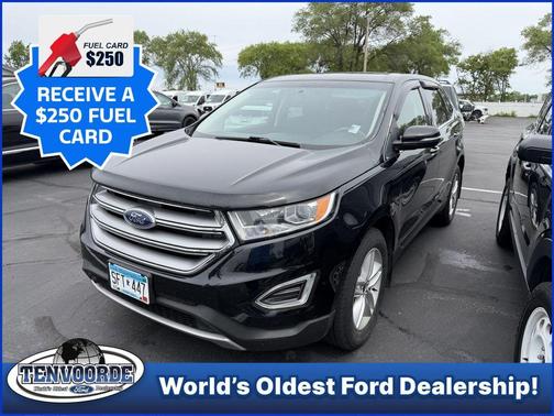 Shadow Black 2017 Ford Edge SEL