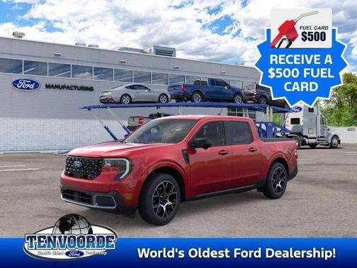 Ruby Red Metallic Tinted Clearcoat 2026 Ford Maverick Lariat