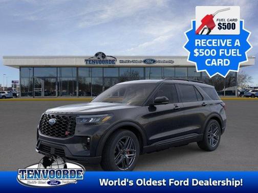 Agate Black Metallic 2026 Ford Explorer ST
