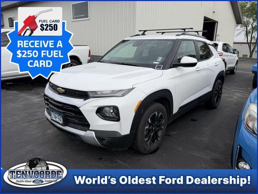 Summit White 2021 Chevrolet Trailblazer LT