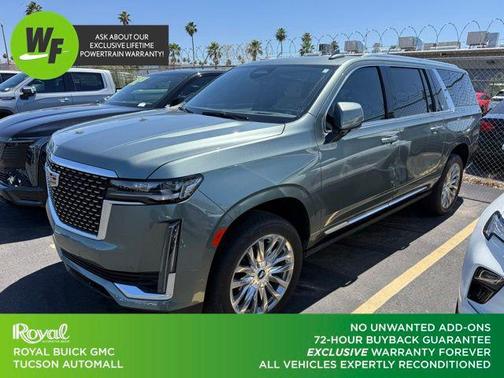 Dark Emerald Metallic 2024 Cadillac Escalade ESV Premium Luxury