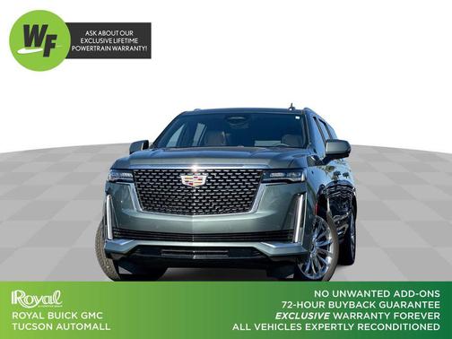 Dark Emerald Metallic 2024 Cadillac Escalade ESV Premium Luxury