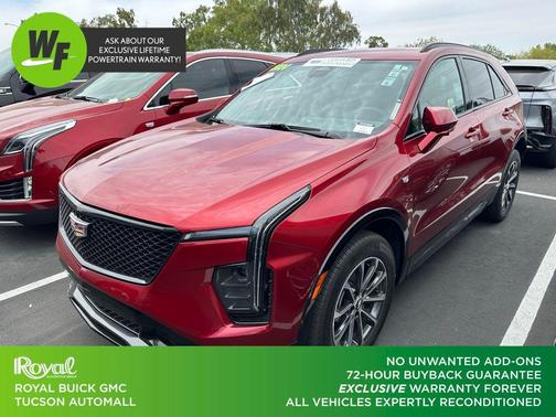 Radiant Red Tintcoat 2024 Cadillac XT4 Sport