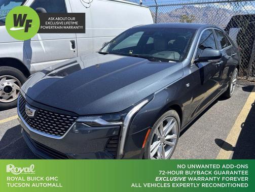 Shadow Metallic 2022 Cadillac CT4 Luxury