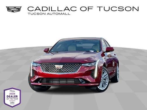 Radiant Red Tintcoat 2026 Cadillac CT4 Premium Luxury RWD