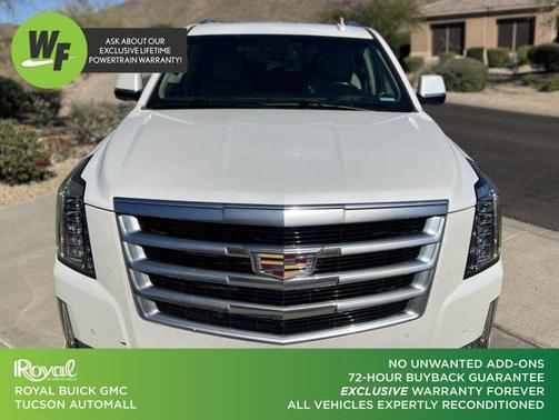 Crystal White Tricoat 2018 Cadillac Escalade Luxury