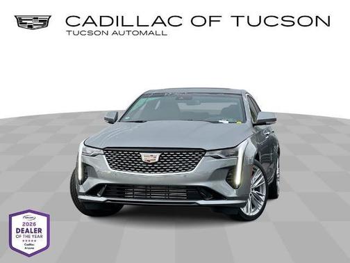 Argent Silver Metallic 2026 Cadillac CT4 Premium Luxury RWD