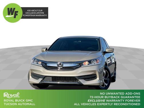 Gold 2016 Honda Accord LX