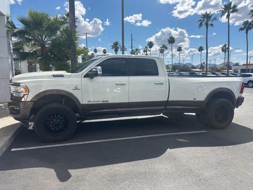 Pearl White 2019 RAM 3500 Longhorn