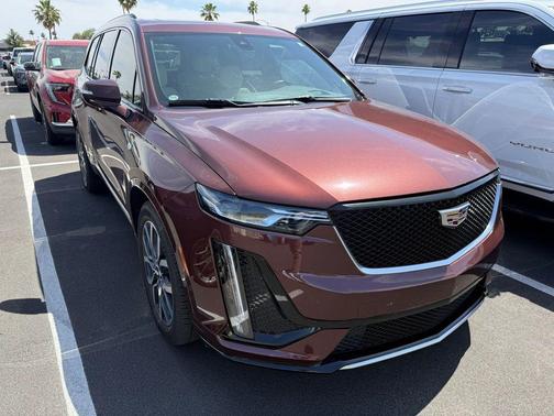 Rosewood Metallic 2022 Cadillac XT6 Sport AWD