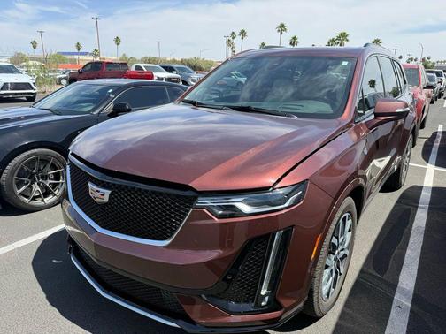 Rosewood Metallic 2022 Cadillac XT6 Sport AWD