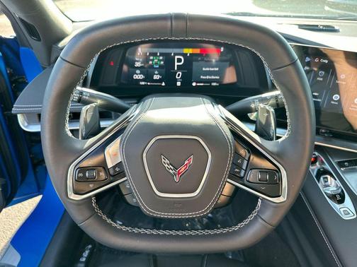 Riptide Blue Metallic 2025 Chevrolet Corvette Stingray w/2LT