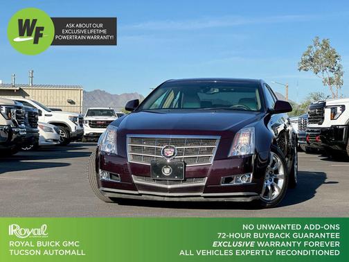 Black Cherry 2008 Cadillac CTS Base