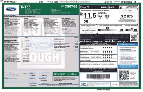 White 2021 Ford F-150 XL